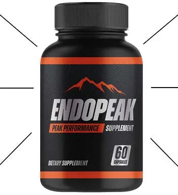 EndoPeak 60-capsule bottle EndoPeak 60-capsule supplement bottle